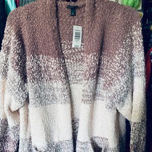 Torrid Open/Slub Cardigan with Pockets